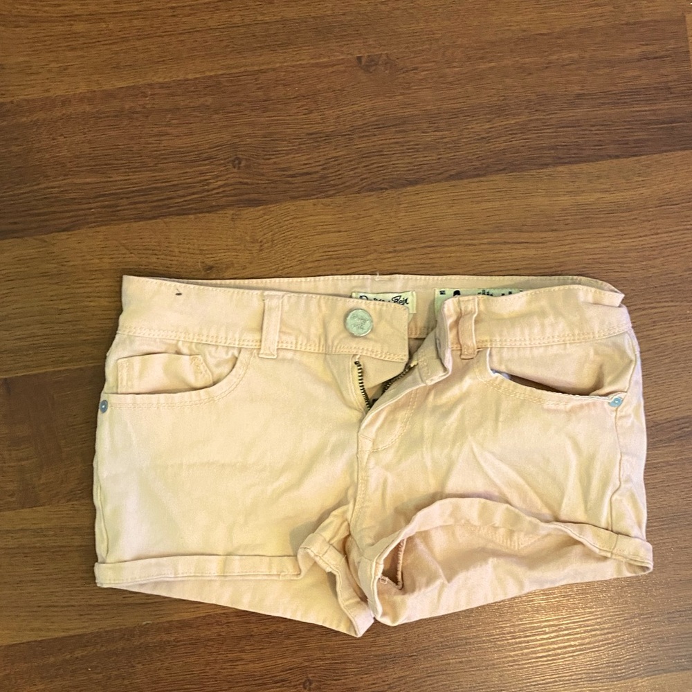 Peach coloured shorts